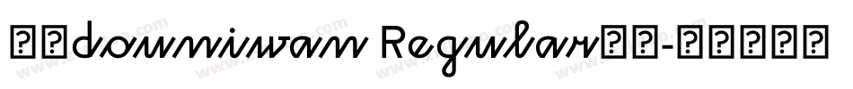 小苹douniwan Regular果体字体转换